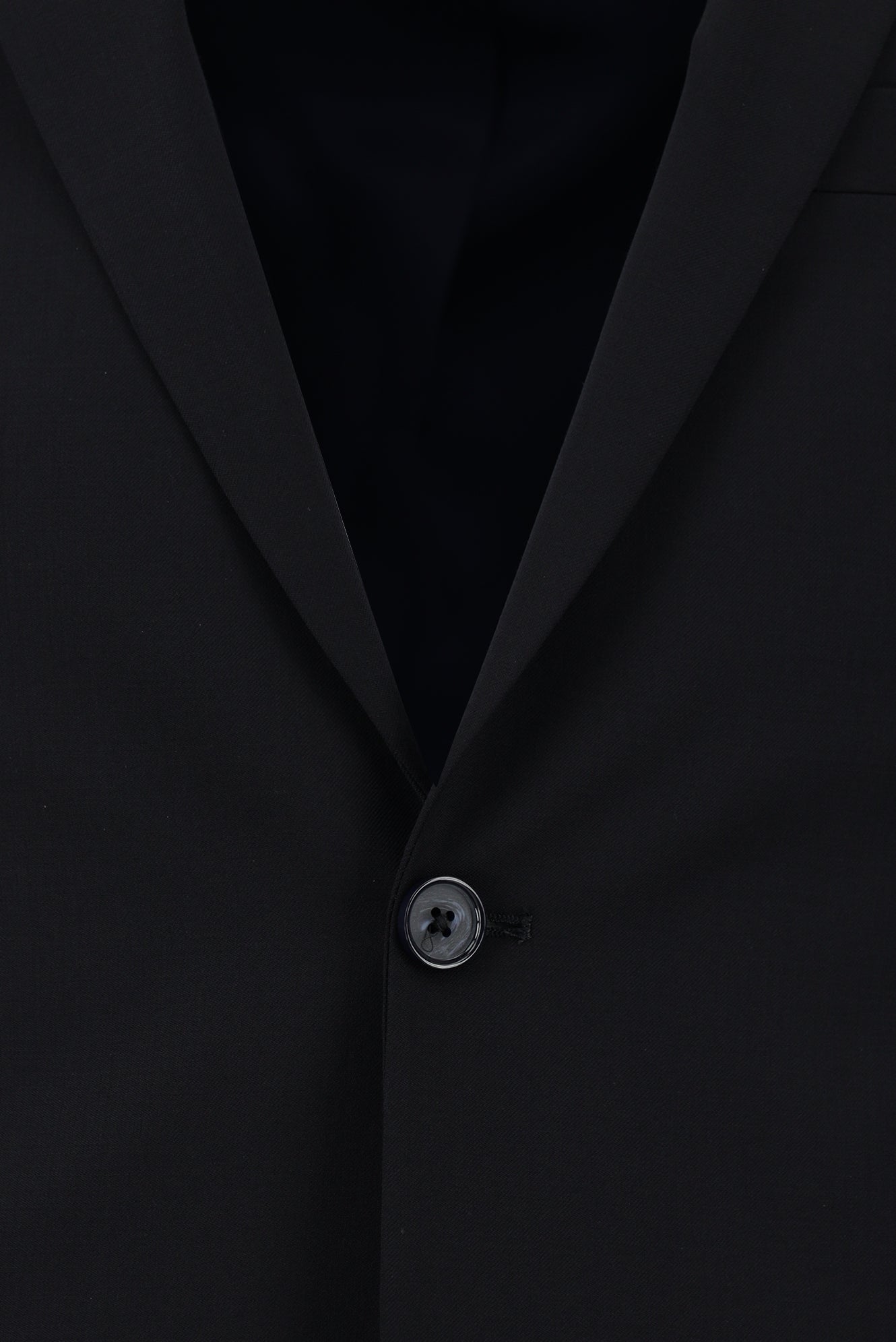 Koyu Lacivert Super Slim Fit Ekstra Dar Kesim Klasik Yün Takım Elbise