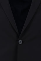 Koyu Lacivert Super Slim Fit Ekstra Dar Kesim Klasik Yün Takım Elbise