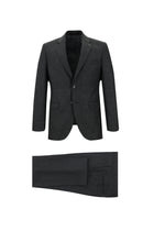 Orta Gri 4 Drop Relaxed Fit Rahat Kesim Yünlü Tak?m Elbise-Abdullah Ki??l?
