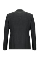 Orta Gri Relaxed Fit Rahat Kesim Yünlü Klasik Takım Elbise