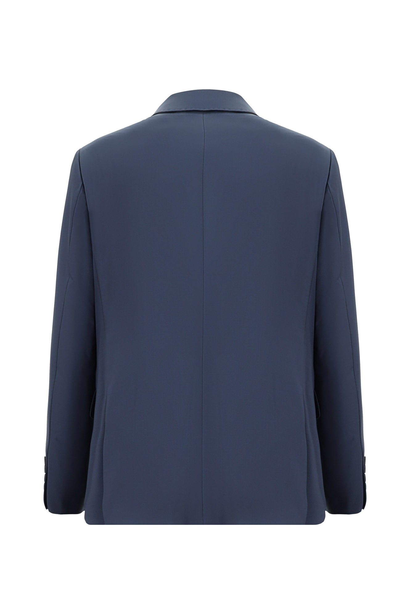 Orta Petrol Slim Fit Dar Kesim Yünlü Klasik Takım Elbise