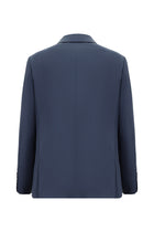 Orta Petrol Regular Fit Yünlü Klasik Takım Elbise