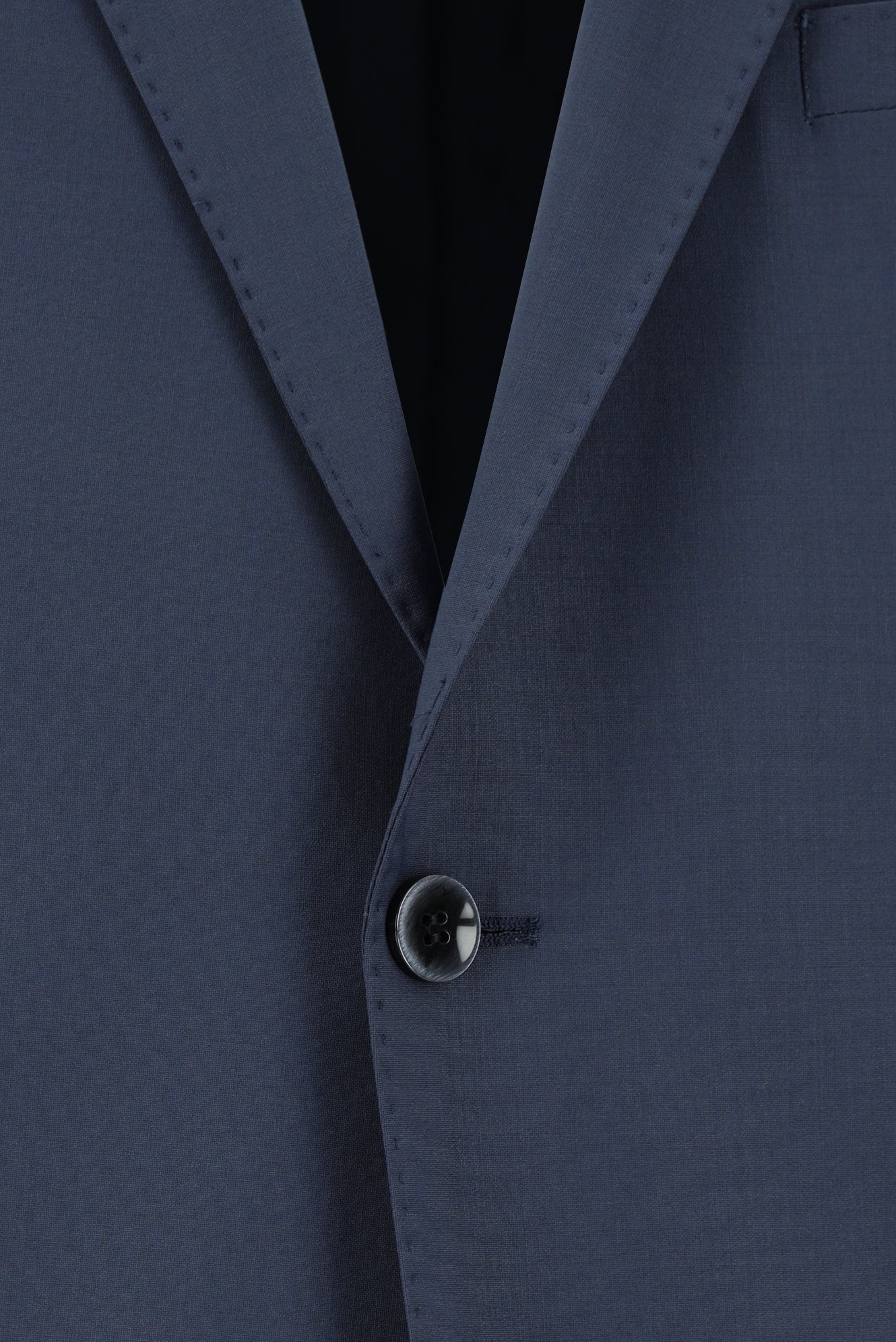 Orta Petrol Slim Fit Dar Kesim Yünlü Klasik Takım Elbise