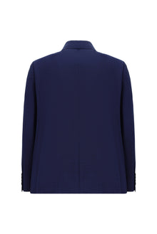 Açık Lacivert Regular Fit Yünlü Klasik Takım Elbise