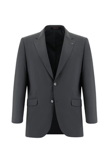 Koyu Füme 6 Drop Regular Fit Standart Kesim Yünlü Tak?m Elbise-Abdullah Ki??l?