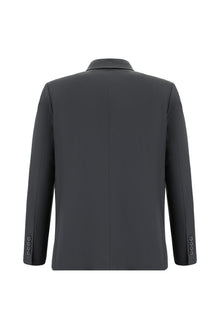 Koyu Füme 7 Drop Slim Fit Dar Kesim Yünlü Tak?m Elbise-Abdullah Ki??l?
