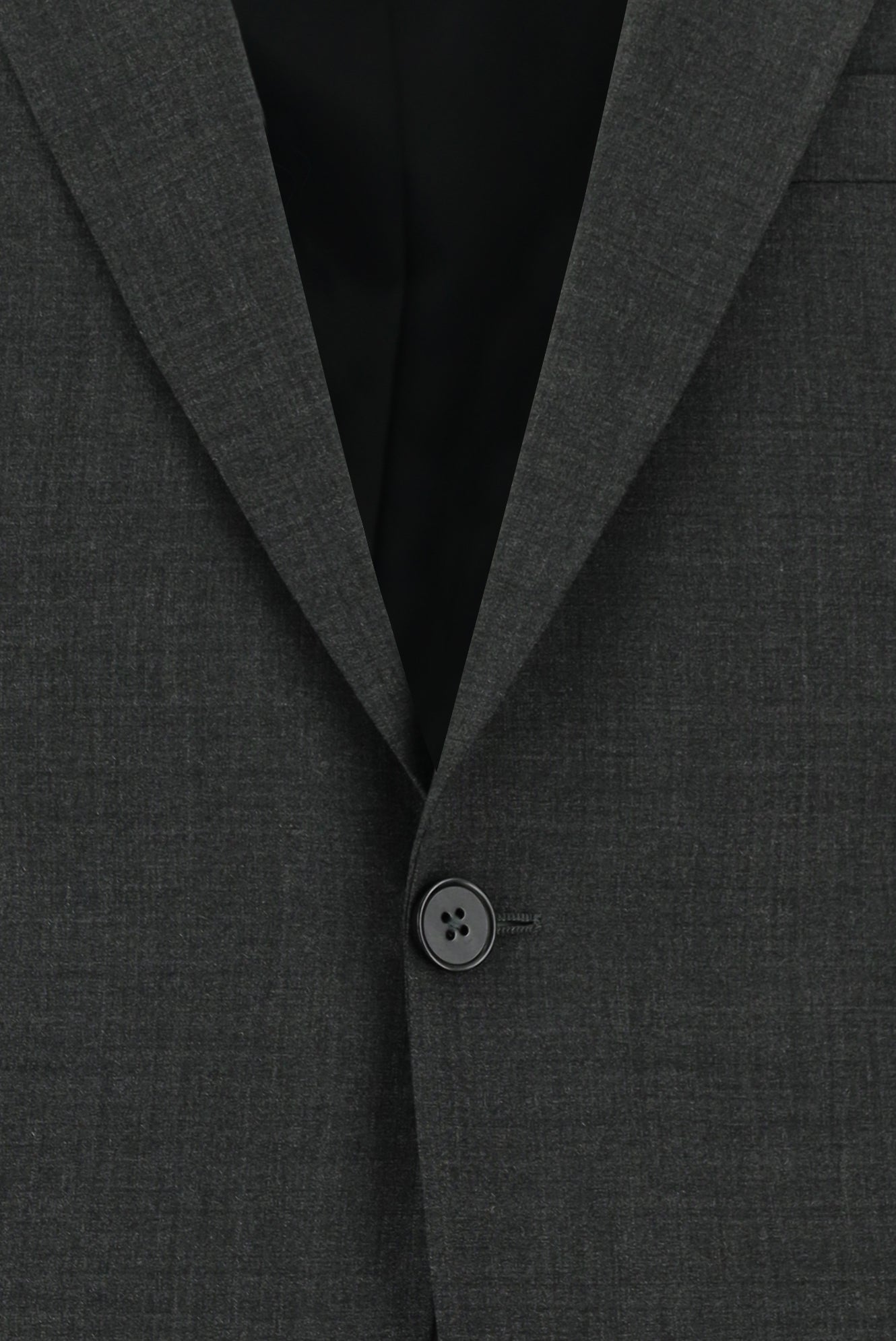 Koyu Füme Regular Fit Yünlü Klasik Takım Elbise