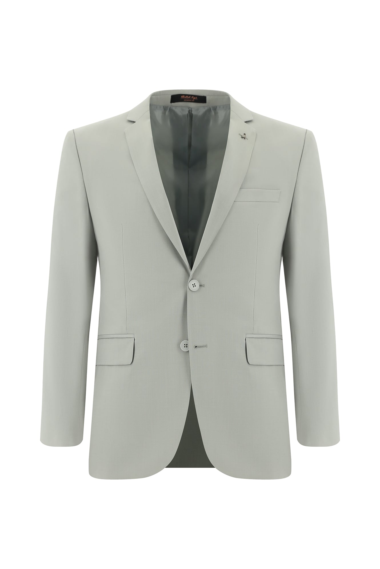 Açık Bej Super Slim Fit Ekstra Dar Kesim Yünlü Klasik Takım Elbise