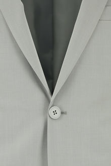 Açık Bej Super Slim Fit Ekstra Dar Kesim Yünlü Klasik Takım Elbise