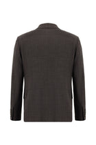 Acı Kahve Slim Fit Dar Kesim Yünlü Klasik Takım Elbise