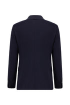 Orta Lacivert 7 Drop Slim Fit Dar Kesim Yünlü Tak?m Elbise-Abdullah Ki??l?
