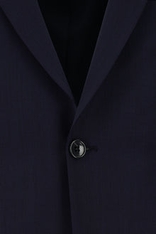 Orta Lacivert 7 Drop Slim Fit Dar Kesim Yünlü Tak?m Elbise-Abdullah Ki??l?