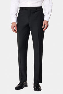 Siyah 7 Drop Slim Fit Dar Kesim Yünlü Tak?m Elbise-Abdullah Ki??l?