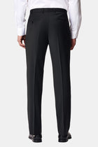 Siyah 7 Drop Slim Fit Dar Kesim Yünlü Tak?m Elbise-Abdullah Ki??l?