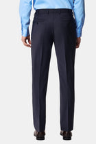 Koyu Lacivert 7 Drop Slim Fit Dar Kesim Yünlü Takım Elbise