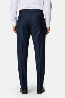 Koyu Lacivert 7 Drop Slim Fit Dar Kesim Yünlü Takım Elbise