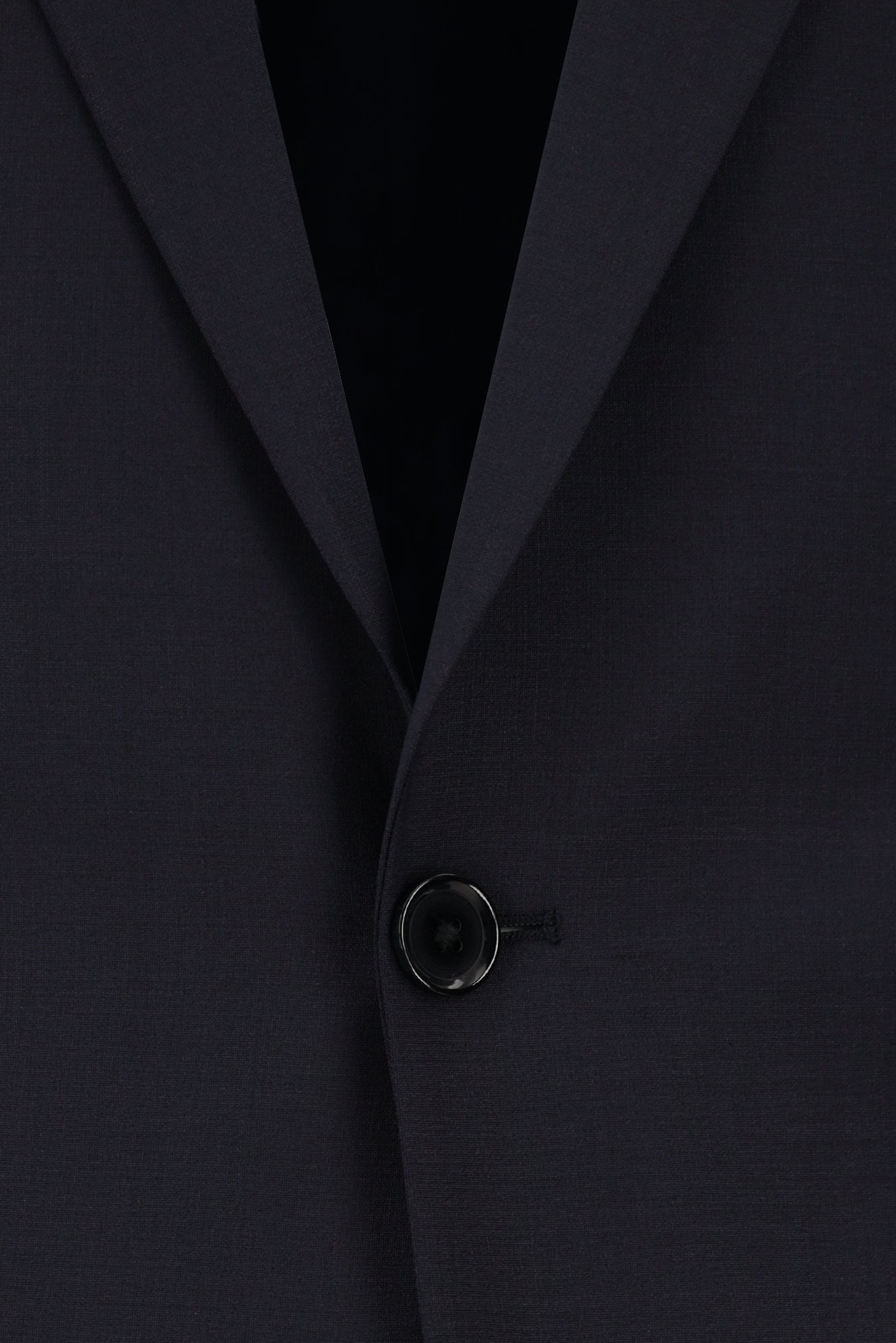 Koyu Lacivert Relaxed Fit Rahat Kesim Yünlü Klasik Takım Elbise