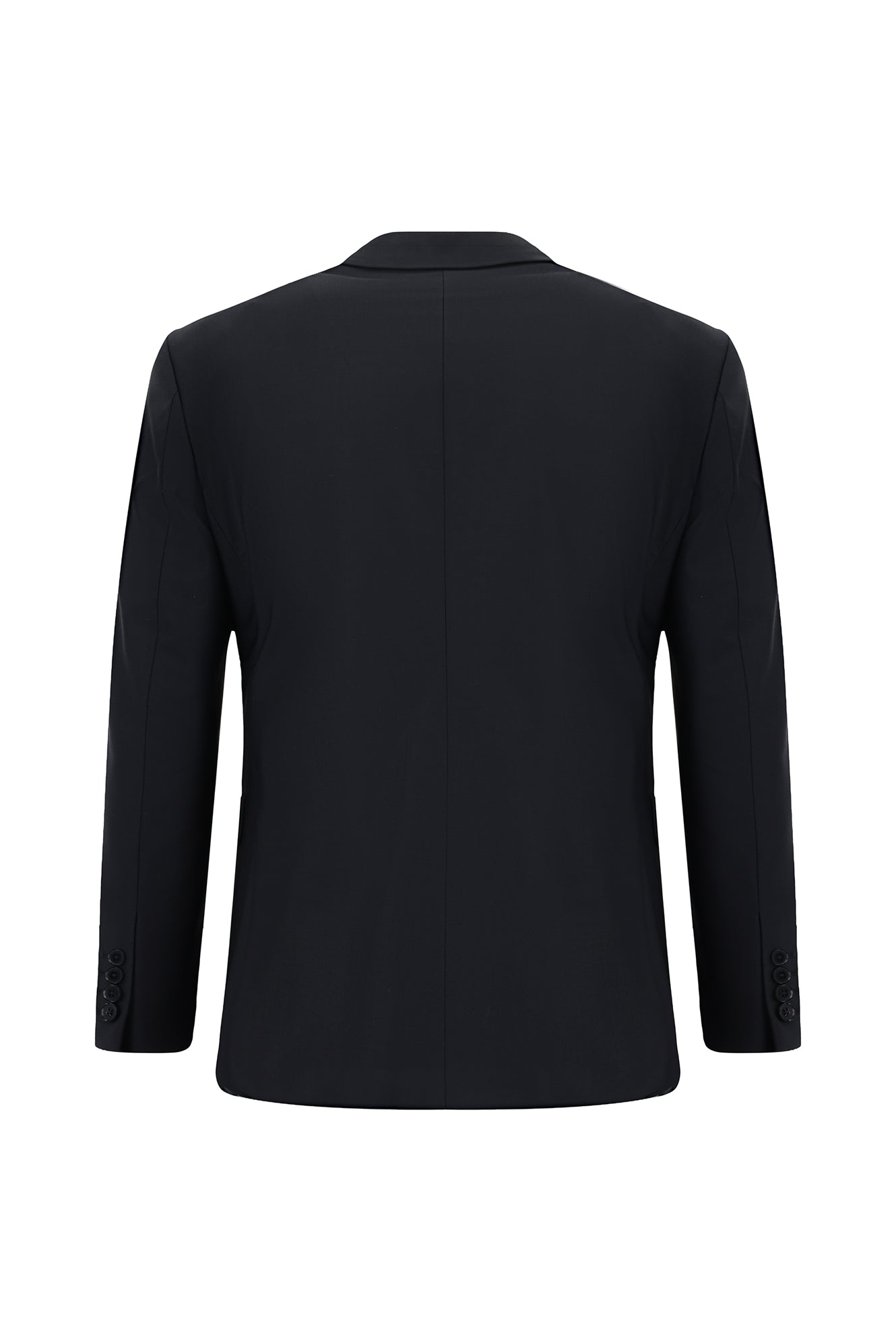 Koyu Lacivert Regular Fit Yünlü Klasik Takım Elbise