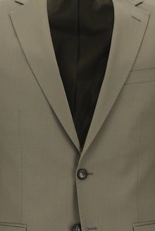 Koyu Vizon Slim Fit Dar Kesim Yünlü Klasik Takım Elbise