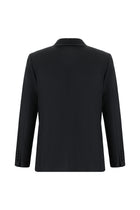 Siyah Slim Fit Dar Kesim Yünlü Klasik Takım Elbise