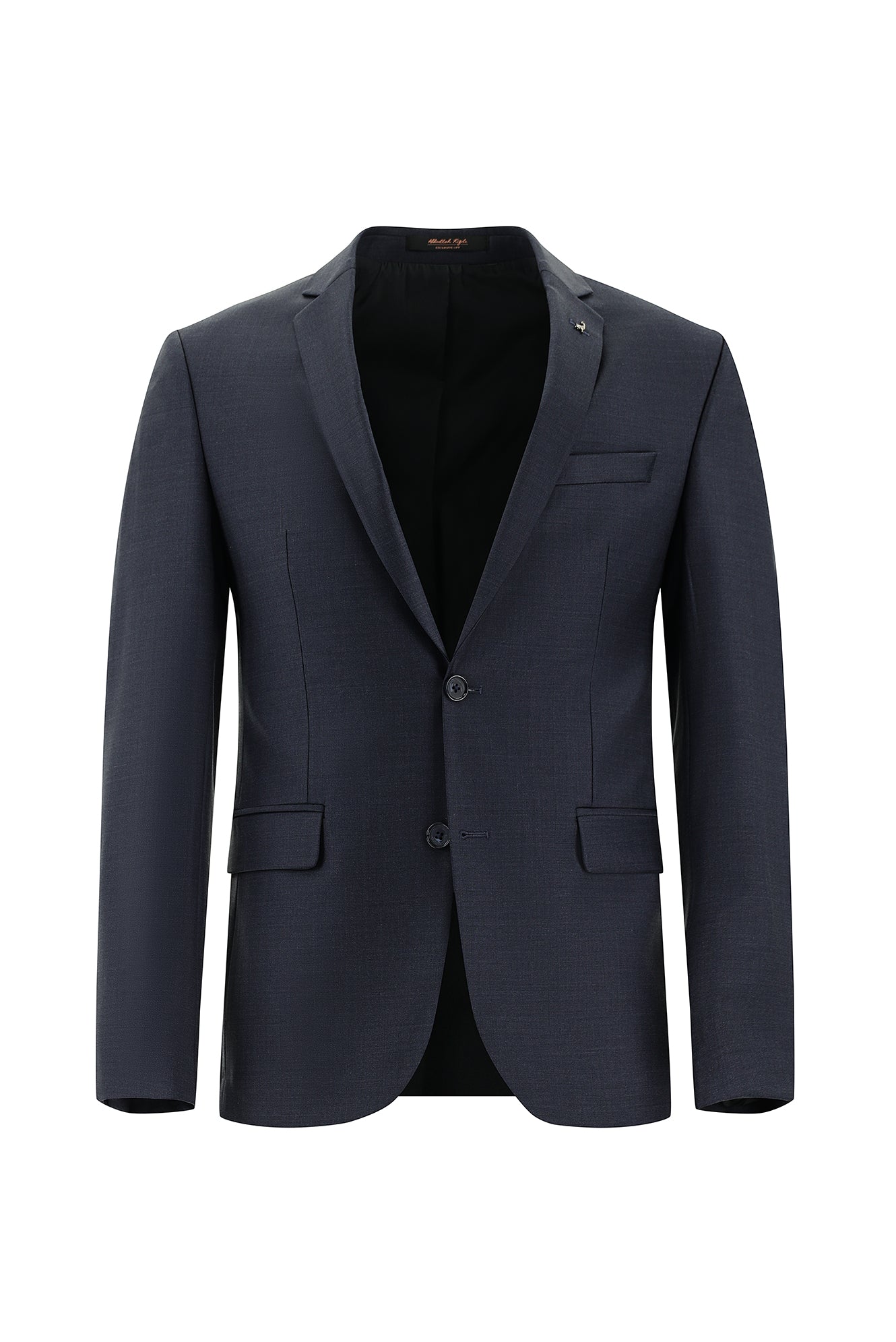 Açık Antrasit Super Slim Fit Ekstra Dar Kesim Yünlü Klasik Takım Elbise