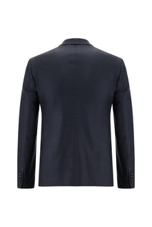 Açık Antrasit Super Slim Fit Ekstra Dar Kesim Yünlü Klasik Takım Elbise