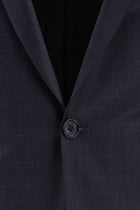 Açık Antrasit Super Slim Fit Ekstra Dar Kesim Yünlü Klasik Takım Elbise