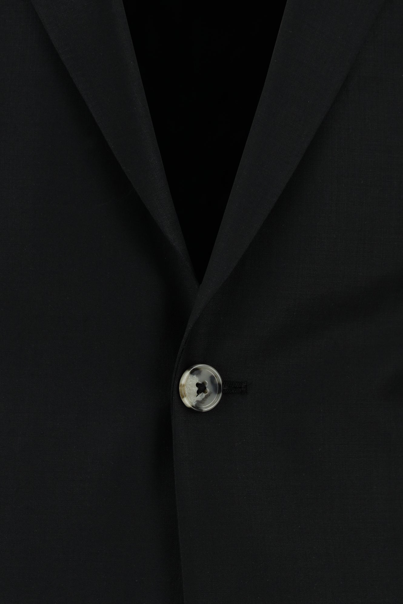 Siyah Relaxed Fit Rahat Kesim Yünlü Klasik Takım Elbise