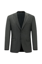 Orta Füme 6 Drop Regular Fit Standart Kesim Yünlü Tak?m Elbise-Abdullah Ki??l?