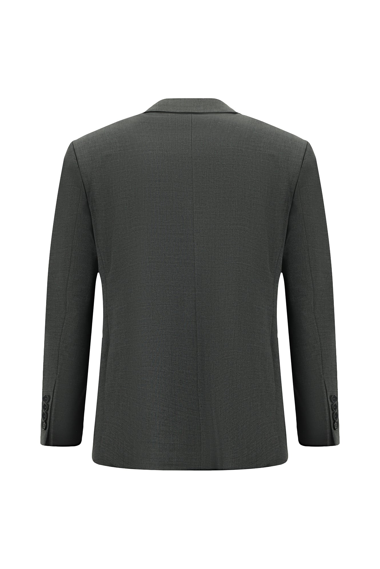 Orta Füme 4 Drop Relaxed Fit Rahat Kesim Yünlü Tak?m Elbise-Abdullah Ki??l?