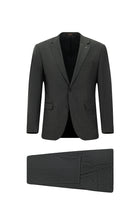 Koyu Füme Regular Fit Yünlü Klasik Takım Elbise