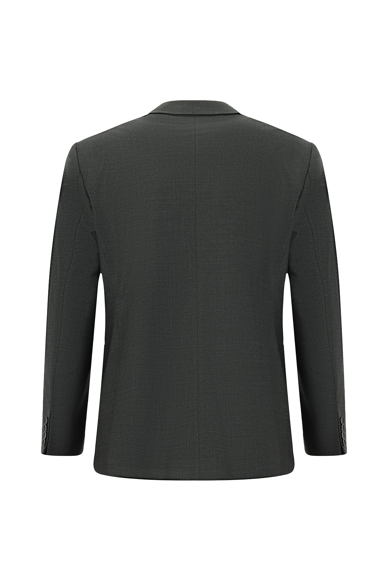 Koyu Füme Regular Fit Yünlü Klasik Takım Elbise