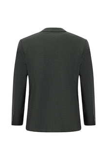 Koyu Füme Regular Fit Yünlü Klasik Takım Elbise