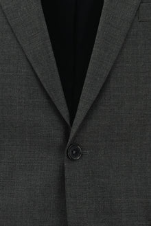 Koyu Füme Regular Fit Yünlü Klasik Takım Elbise