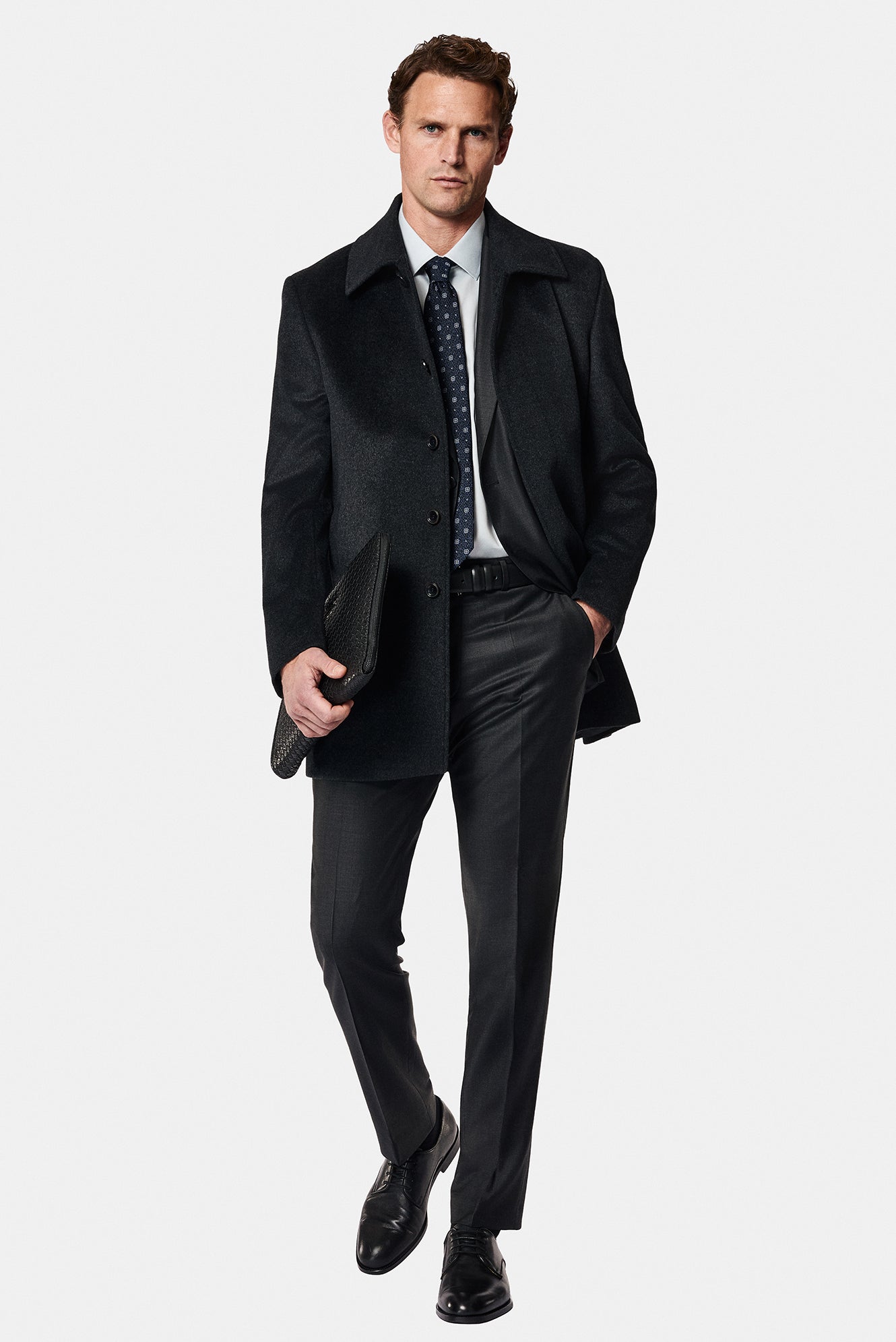 Koyu Antrasit 6 Drop Regular Fit Standart Kesim Yünlü Tak?m Elbise-Abdullah Ki??l?