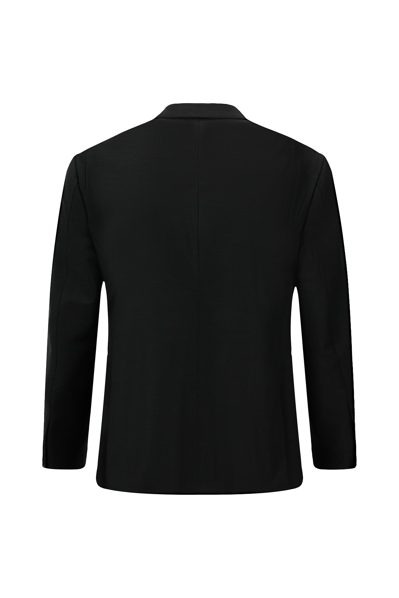 Koyu Antrasit Slim Fit Dar Kesim Yünlü Klasik Takım Elbise