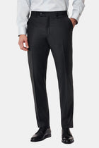 Koyu Antrasit 7 Drop Slim Fit Dar Kesim Yünlü Tak?m Elbise-Abdullah Ki??l?