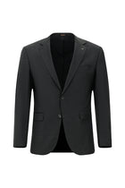 Koyu Füme 6 Drop Regular Fit Standart Kesim Yünlü Tak?m Elbise-Abdullah Ki??l?