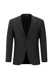Koyu Füme 6 Drop Regular Fit Standart Kesim Yünlü Tak?m Elbise-Abdullah Ki??l?