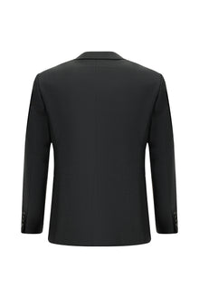 Koyu Füme 8 Drop Long Slim Fit Uzun Dar Kesim Yünlü Tak?m Elbise-Abdullah Ki??l?