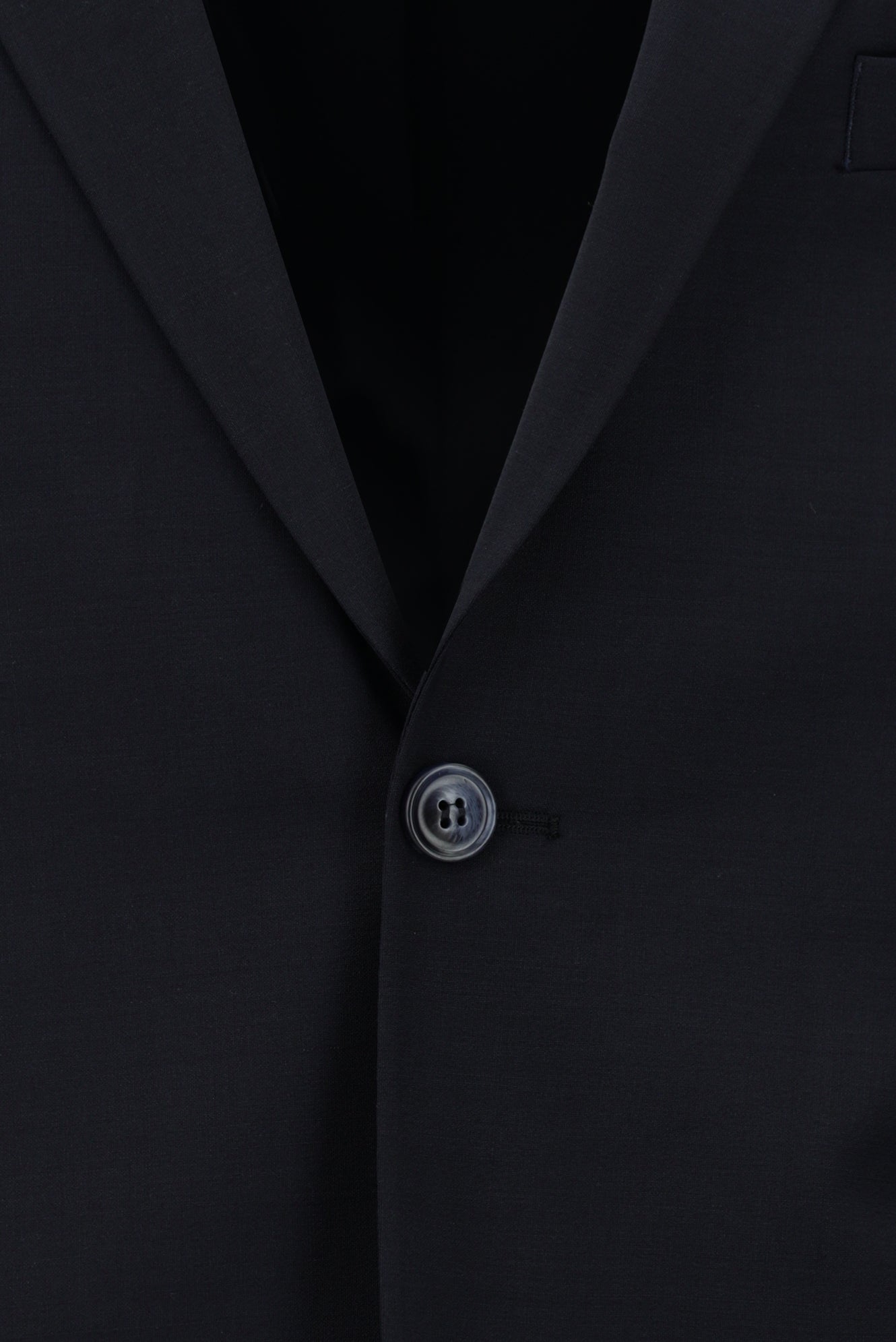 Siyah Lacivert Regular Fit Yünlü Klasik Takım Elbise