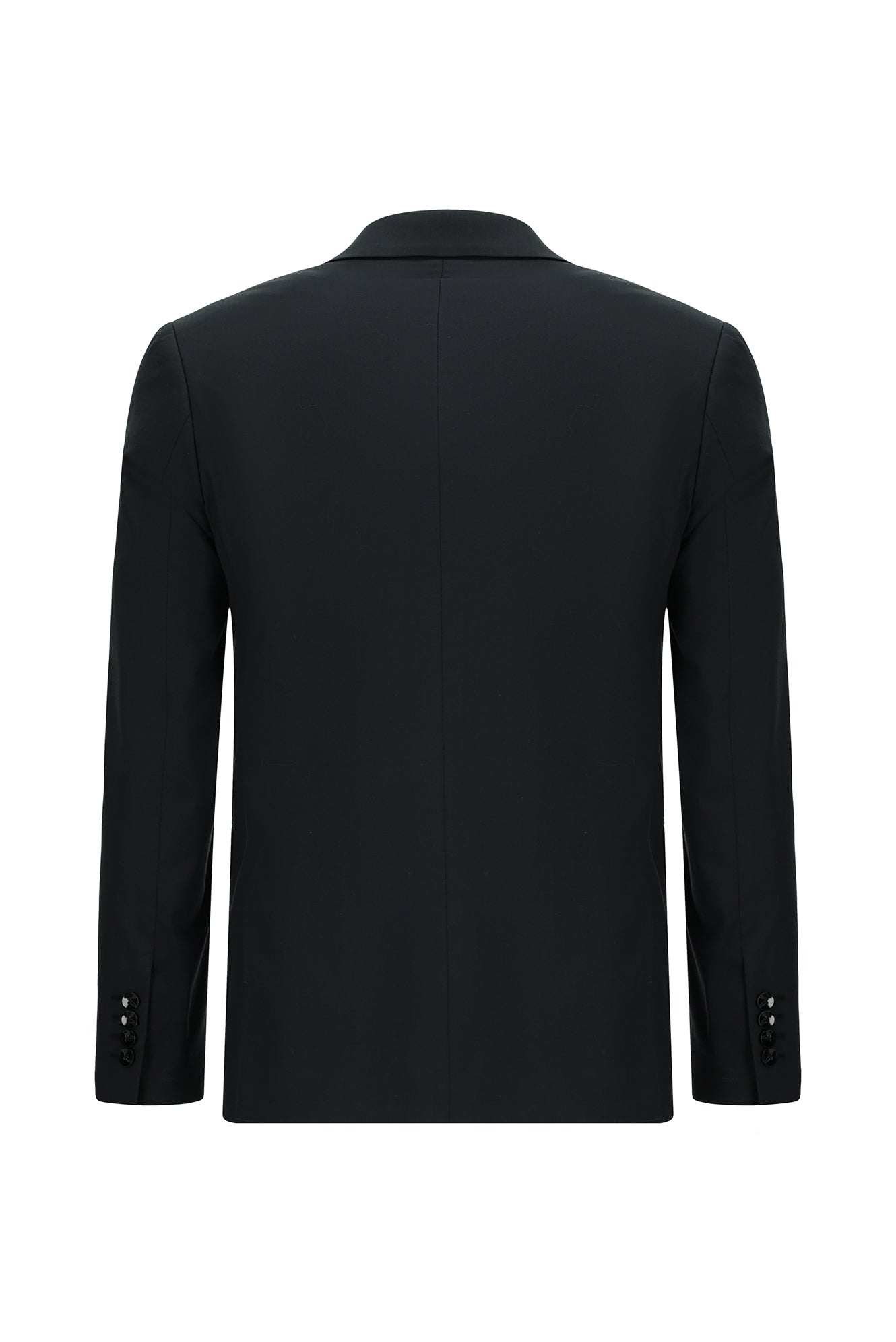 Siyah Relaxed Fit Rahat Kesim Lyocell Karışımlı Klasik Takım Elbise