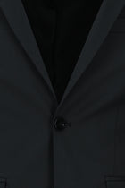 Siyah Super Slim Fit Ekstra Dar Kesim Lyocell Karışımlı Klasik Takım Elbise