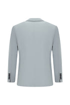Aç?k Gri 4 Drop Relaxed Fit Rahat Kesim Lyocell Kar???ml? Tak?m Elbise-Abdullah Ki??l?