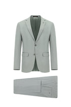 Orta Gri Super Slim Fit Ekstra Dar Kesim Lyocell Karışımlı Klasik Takım Elbise