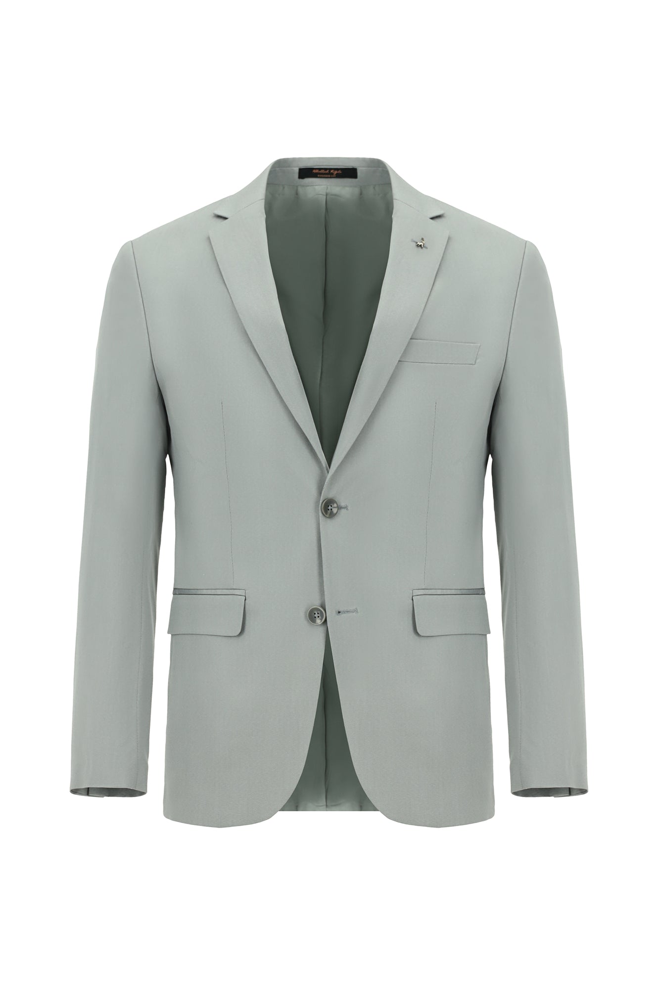 Orta Gri 7 Drop Super Slim Fit Eksra Dar Kesim Lyocell Kar???ml? Tak?m Elbise-Abdullah Ki??l?