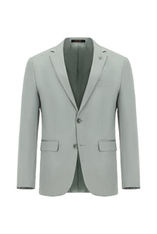 Orta Gri Super Slim Fit Ekstra Dar Kesim Lyocell Karışımlı Klasik Takım Elbise