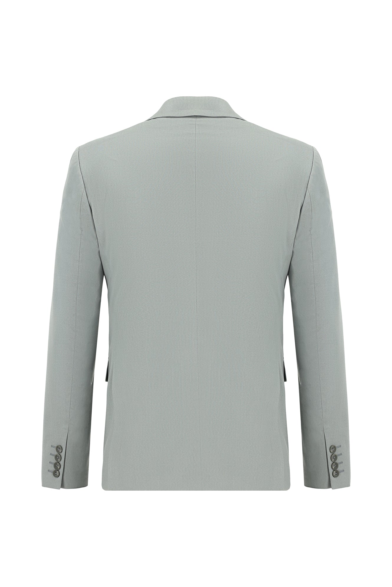 Orta Gri Regular Fit Lyocell Karışımlı Klasik Takım Elbise