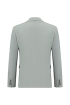 Orta Gri Relaxed Fit Rahat Kesim Lyocell Karışımlı Klasik Takım Elbise