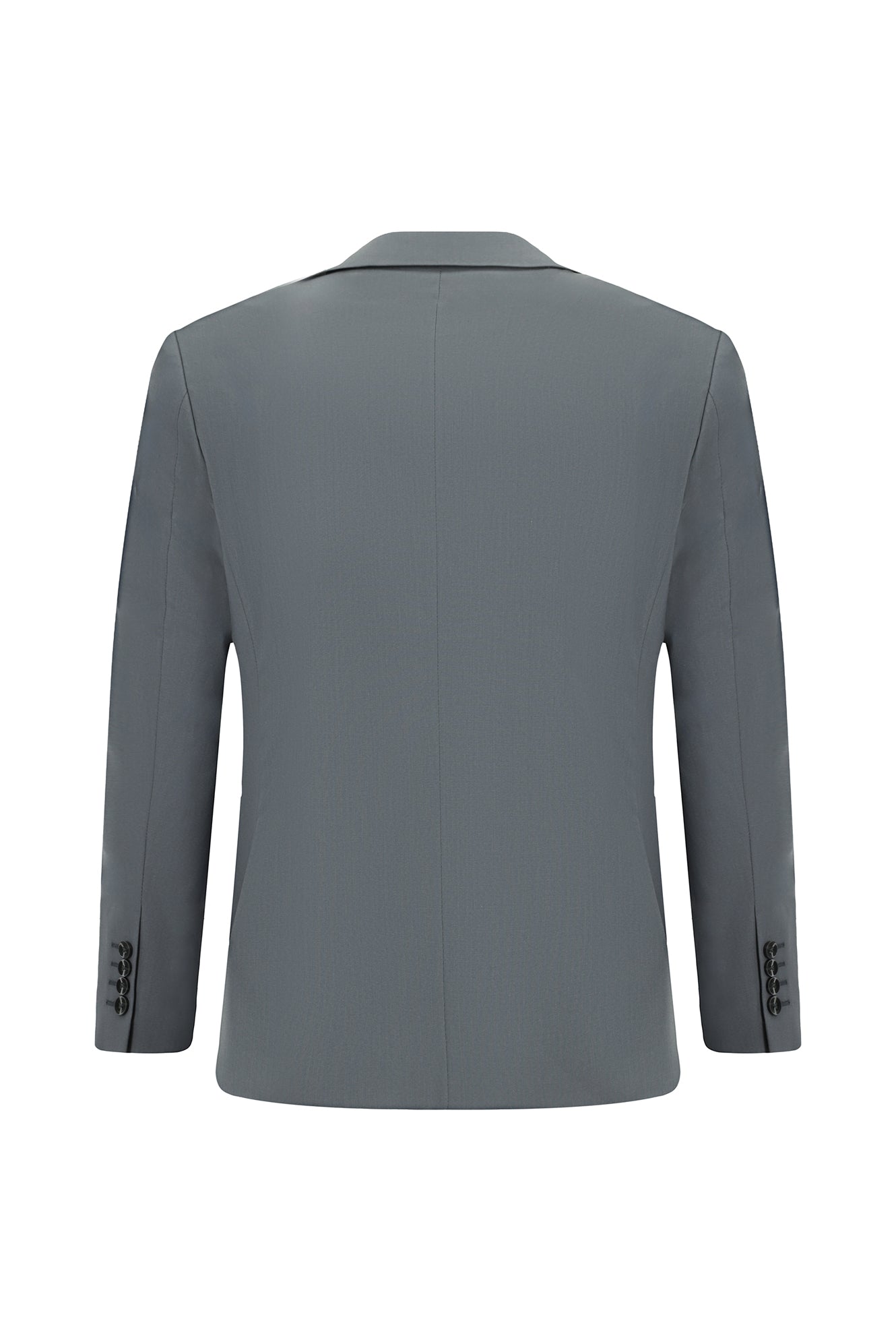 Orta Füme Super Slim Fit Ekstra Dar Kesim Lyocell Karışımlı Klasik Takım Elbise